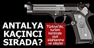 Antalya silahlı olaylarda kaçıncı sırada
