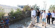 Kaş Belediyesinden 420 m uzunlugunda sulama kanalı