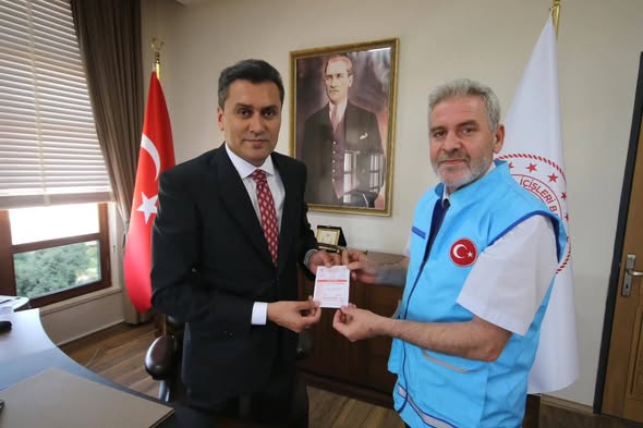 KAYMAKAM KUMBASAR, KURBAN VEKALETİNİ VAKFIMIZA EMANET ETTİ