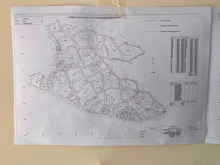 KAŞ İLÇESİ GÖMBE MAHALLESİ İMAR PLANI