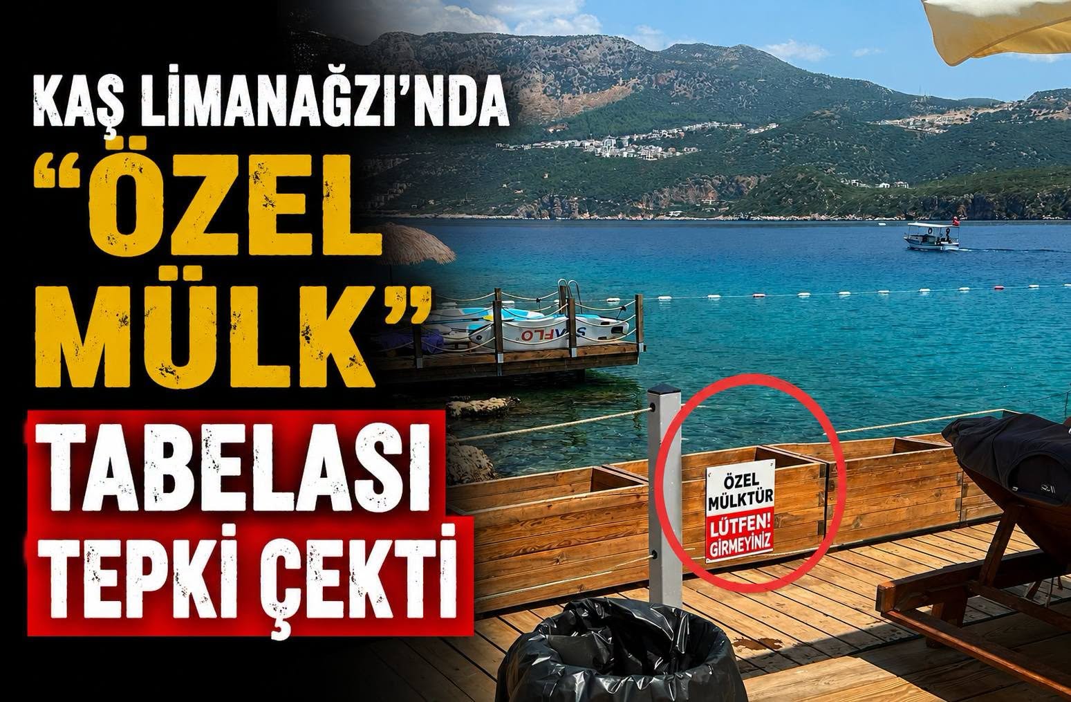 Kaş Limanağzı’nda 