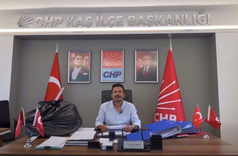 CHP Kaş’ta icra ve haciz şoku! İlçe başkanı Akbaş açıkladı
