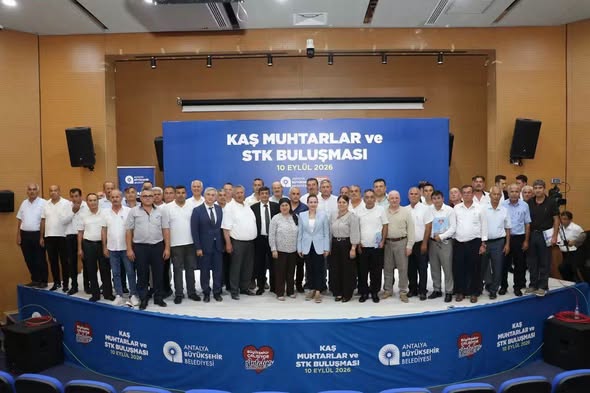 Kaş'ta muhtarlar buluşması