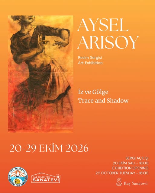 Kaş Sanatevi, Aysel Arısoy’un “İz ve Gölge” resim sergisine ev sahipliği yapıyor.