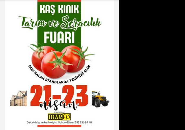 Yeni teknoloji ve ürünlerin buluşma yeri MARFO Tarım Fuarları