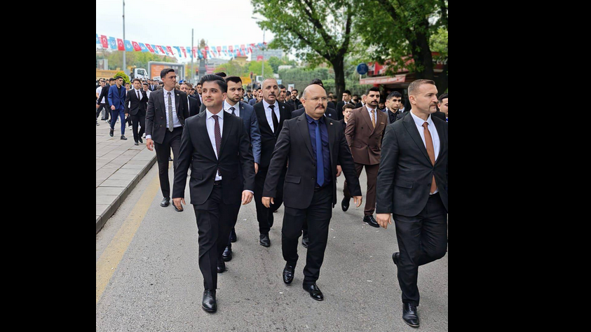 Kaş Ülkü Ocakları teşkilatı Türk Gençliği Kurultayı’nda yer aldı.