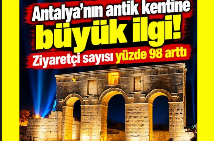 Kaş Patara antik kentine büyük ilgi! Ziyaretçi sayısı yüzde 98 arttı